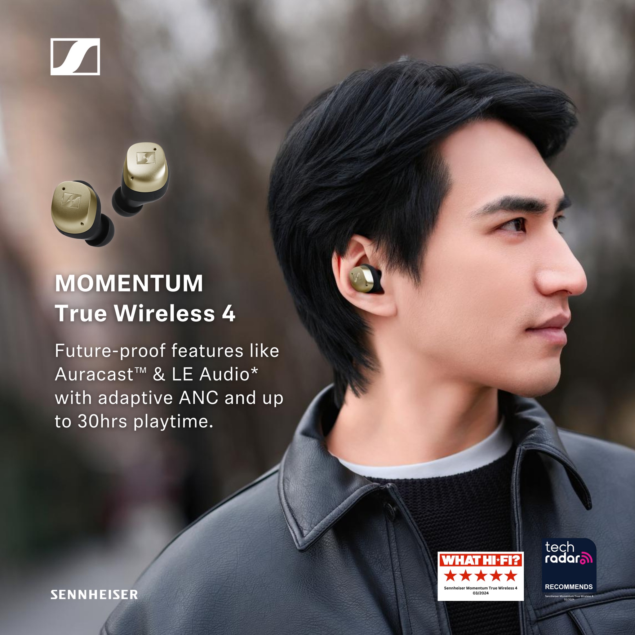 Sennheiser - Check out the stunning Gold edition of the Sennheiser