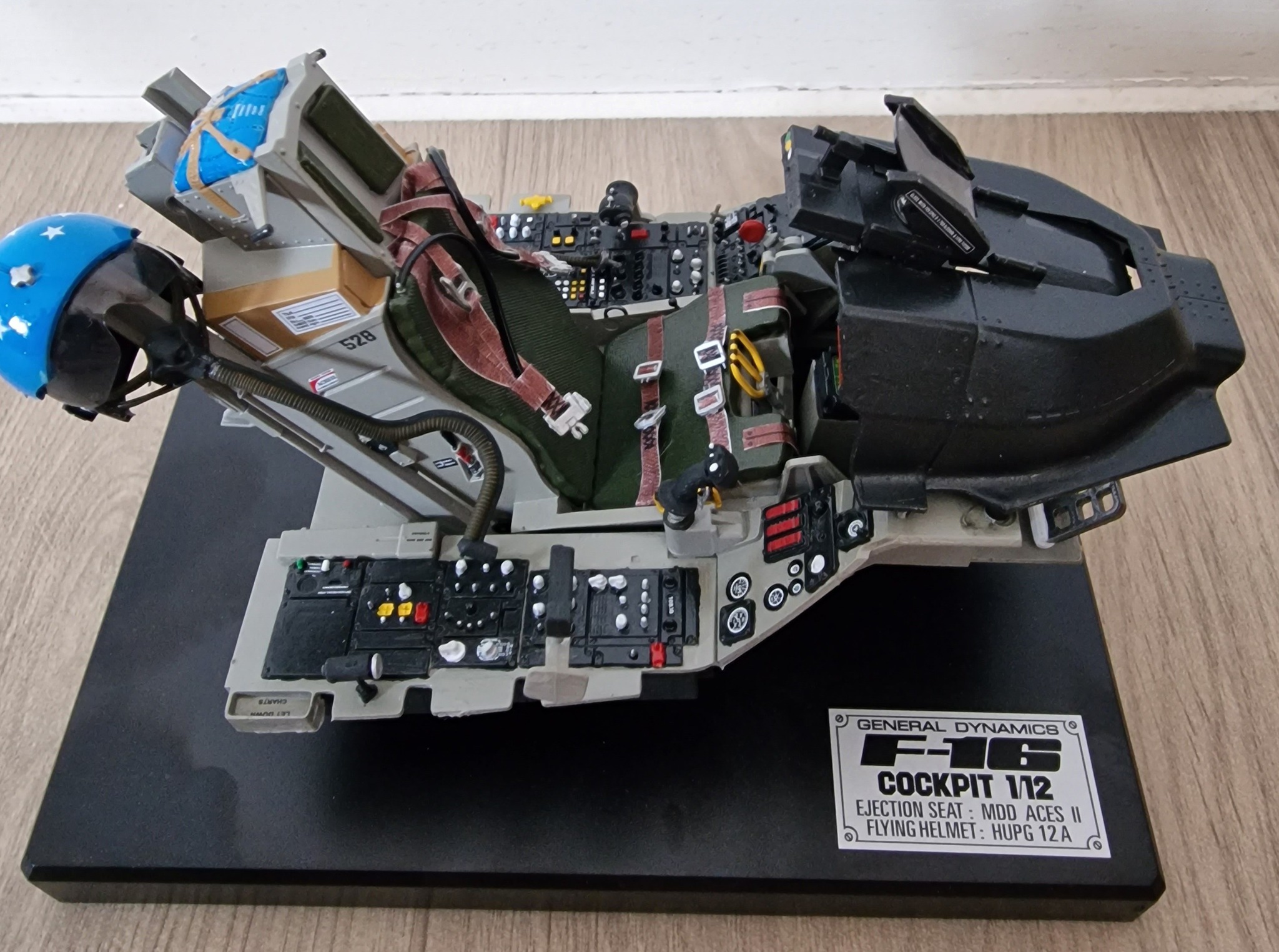 Italeri 1:12 F-16 cockpit. This was a really fun build although I