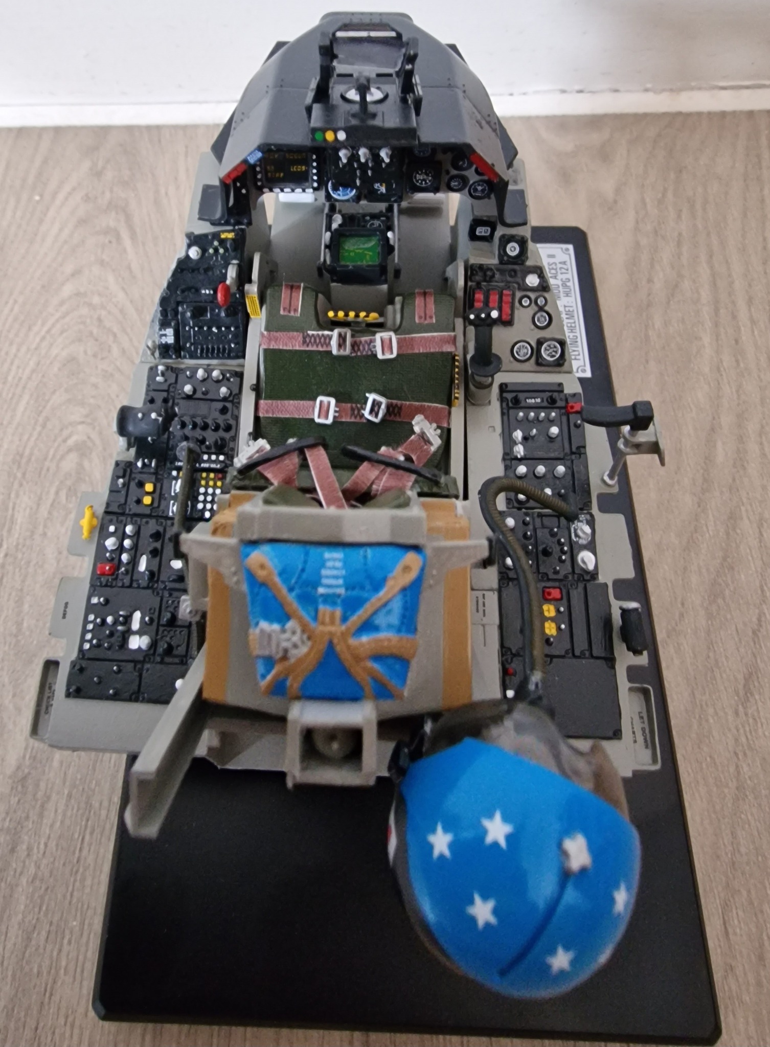 Italeri 1:12 F-16 cockpit. This was a really fun build although I
