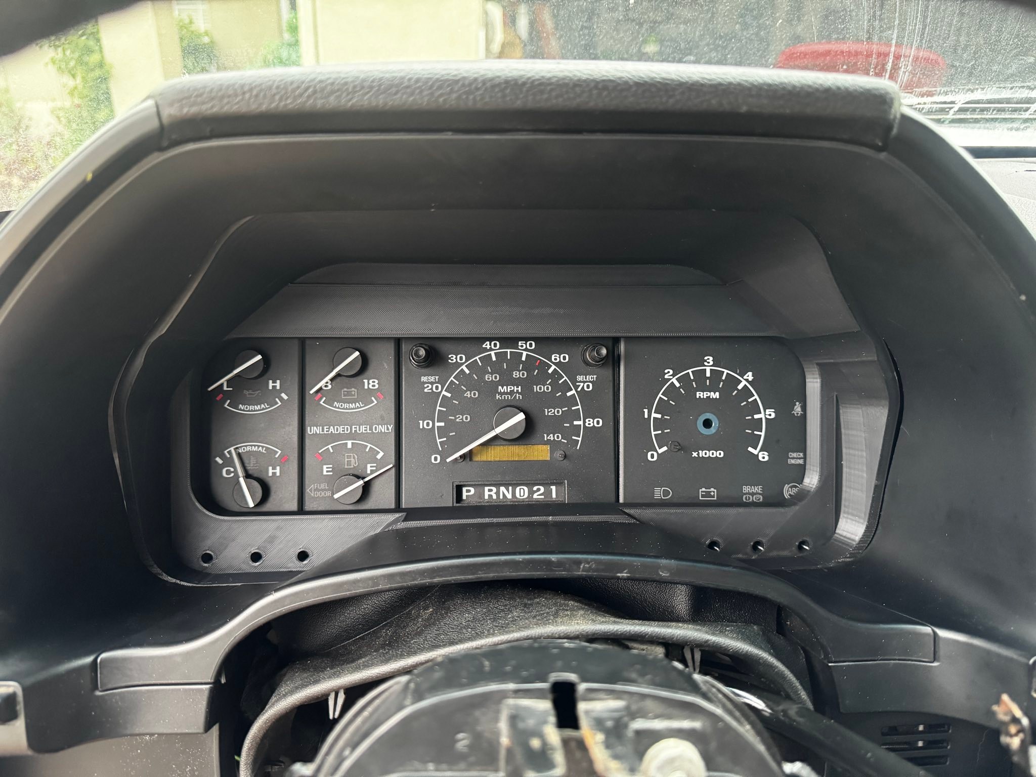 2004-2008 FORD F150 SPEEDOMETER DASH BEZEL CLUSTER PANEL TRIM Cover Grey 1115360