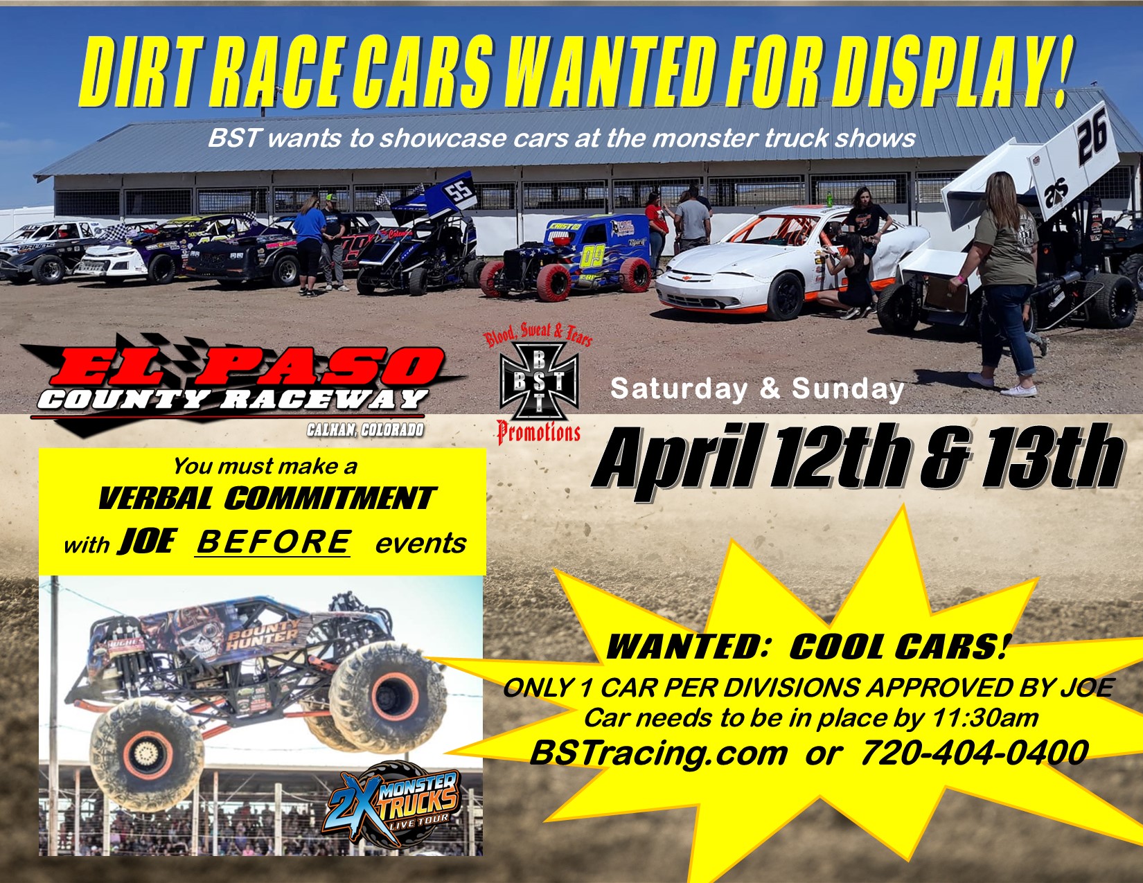 El - Call Joe Bellm Bst if you want to bring your car for display. We ...