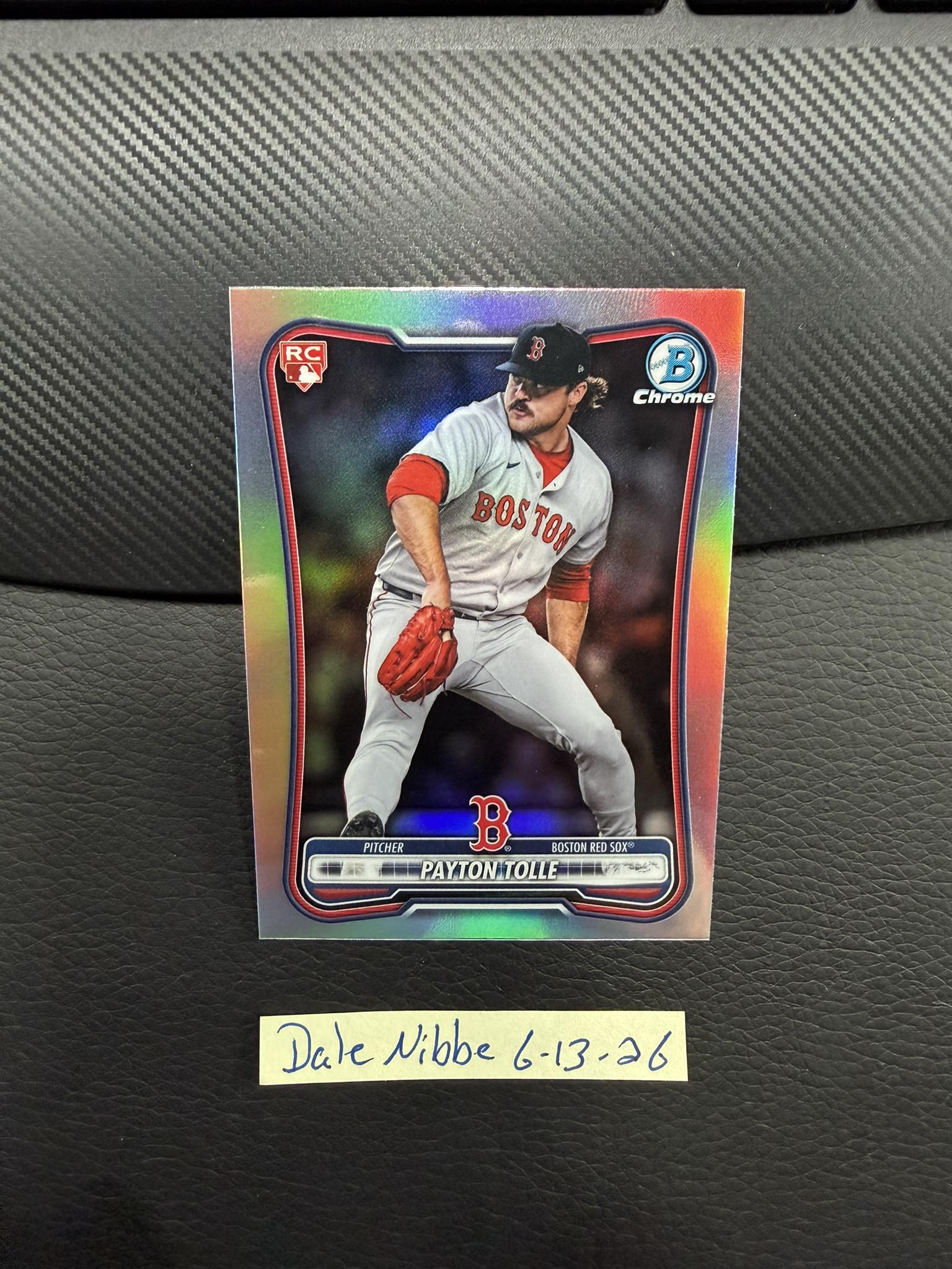2026 Bowman Chrome Payton Tolle Red Rookie Redemption Refractor