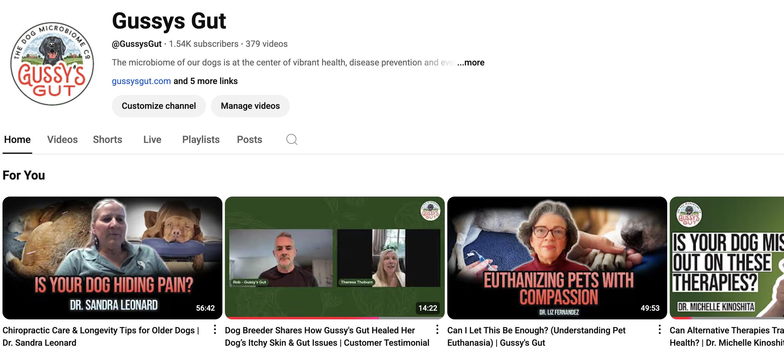 Gussys Gut - Top vets in the world interviewed by our... | Facebook