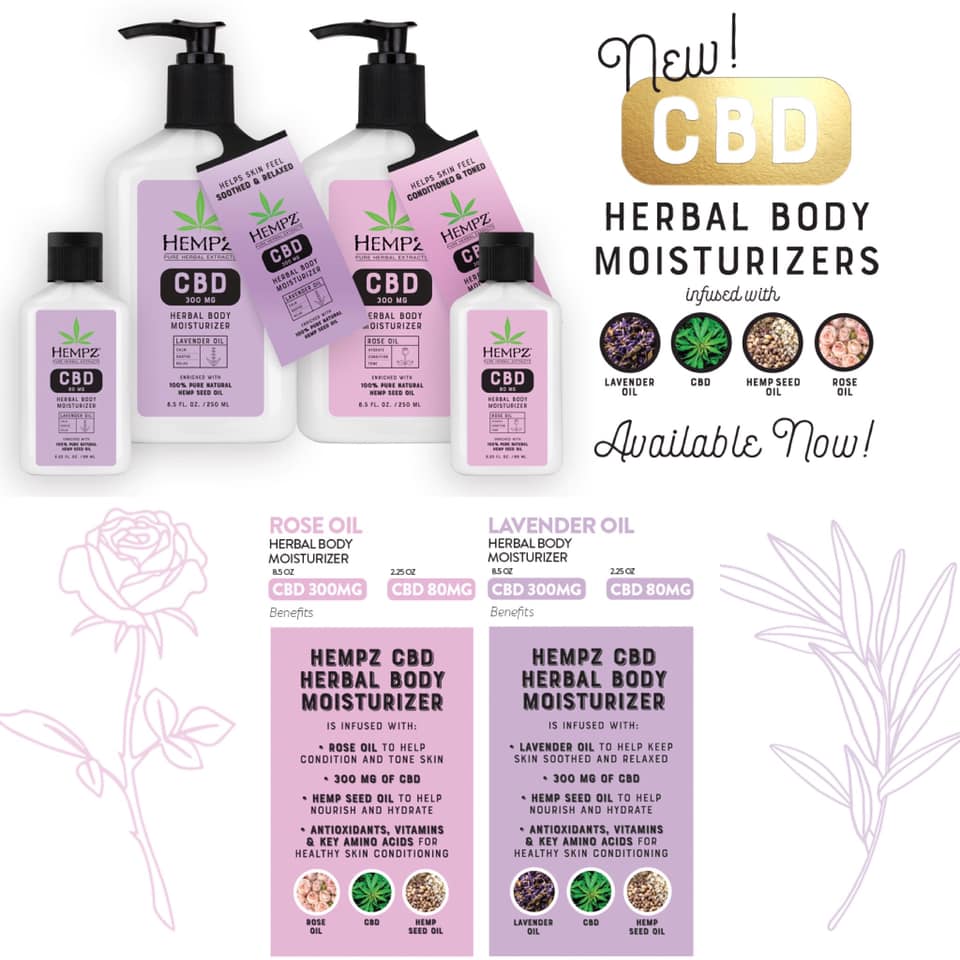 CBD Aromatherapy Rose Oil Herbal Body Moisturizer, 49 OFF