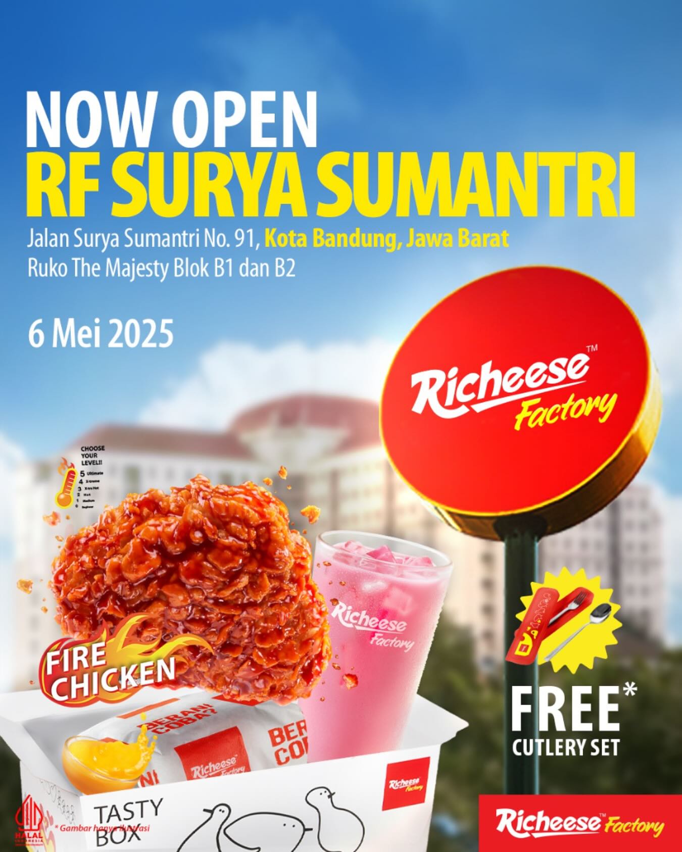Richeese - Hai Cheesemate Bandung! Kamu sudah bisa nikmati menu ...