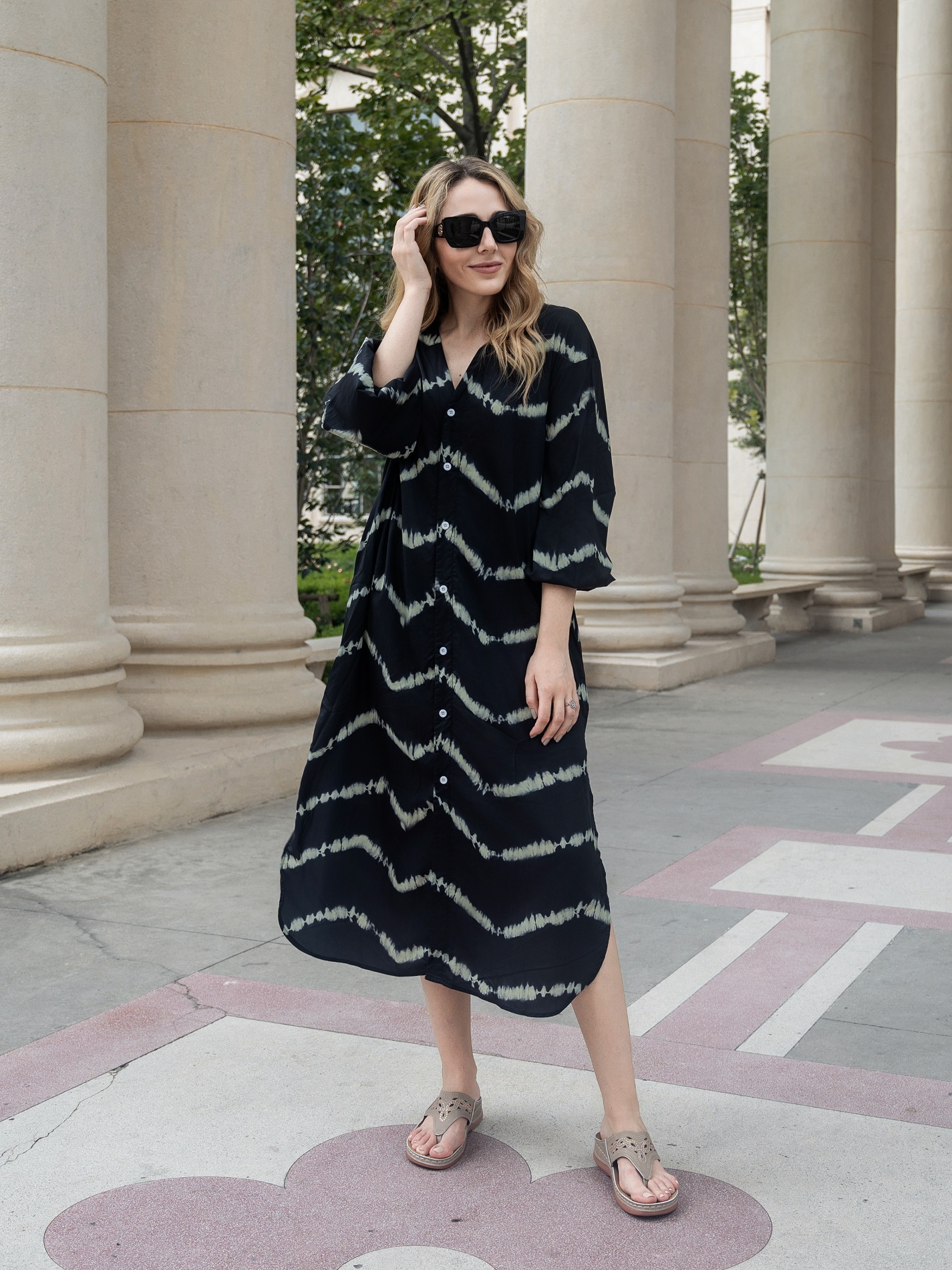 chiffon animal print dress Elisa Bow w. Feather lx-WDRS473 Size:XS/ US 4 Maxi Neckline Fashion What Does It