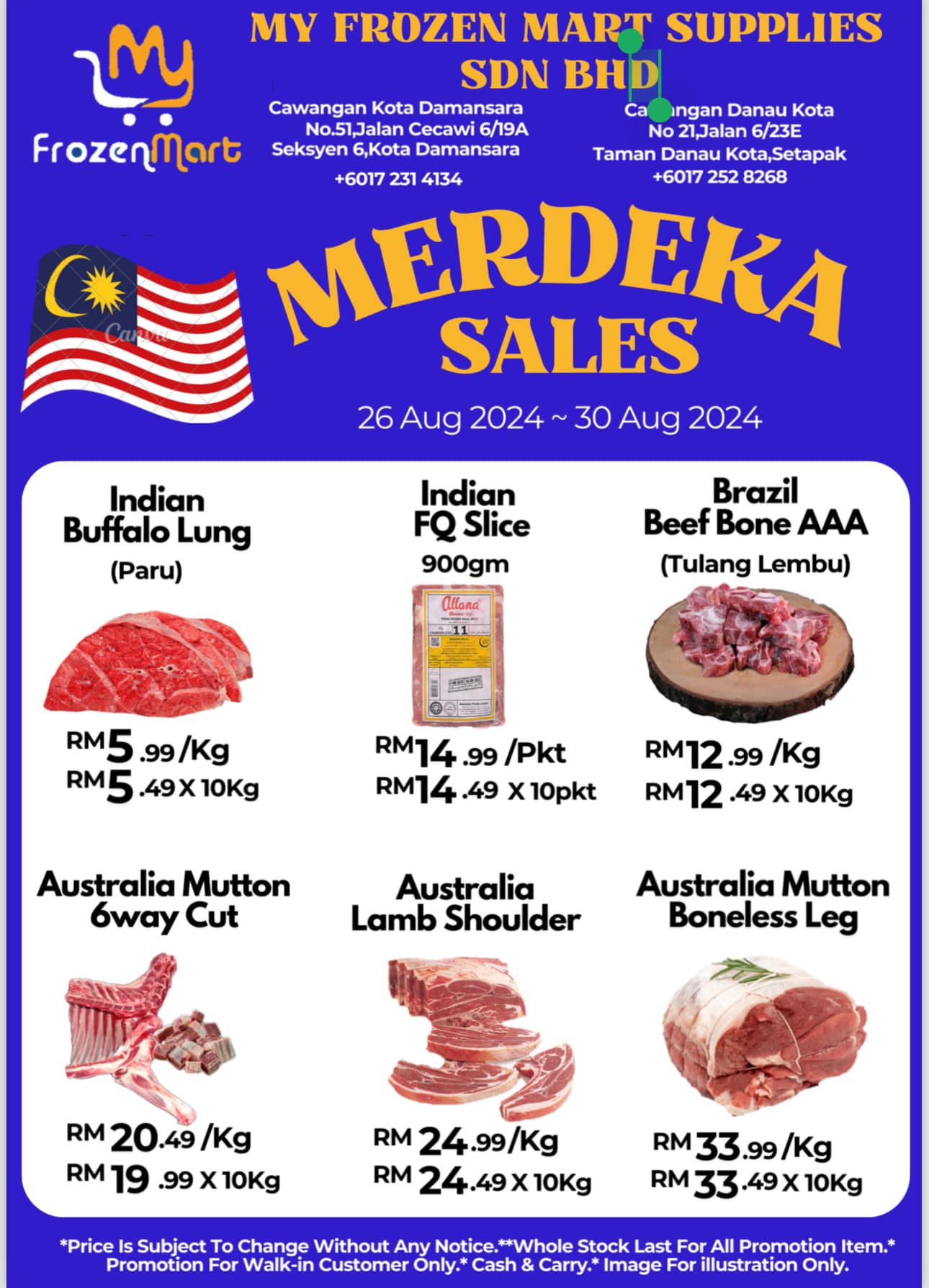 🇲🇾🇲🇾🇲🇾 Special Merdeka... - MY Frozen Mart Supplies Sdn Bhd | Facebook