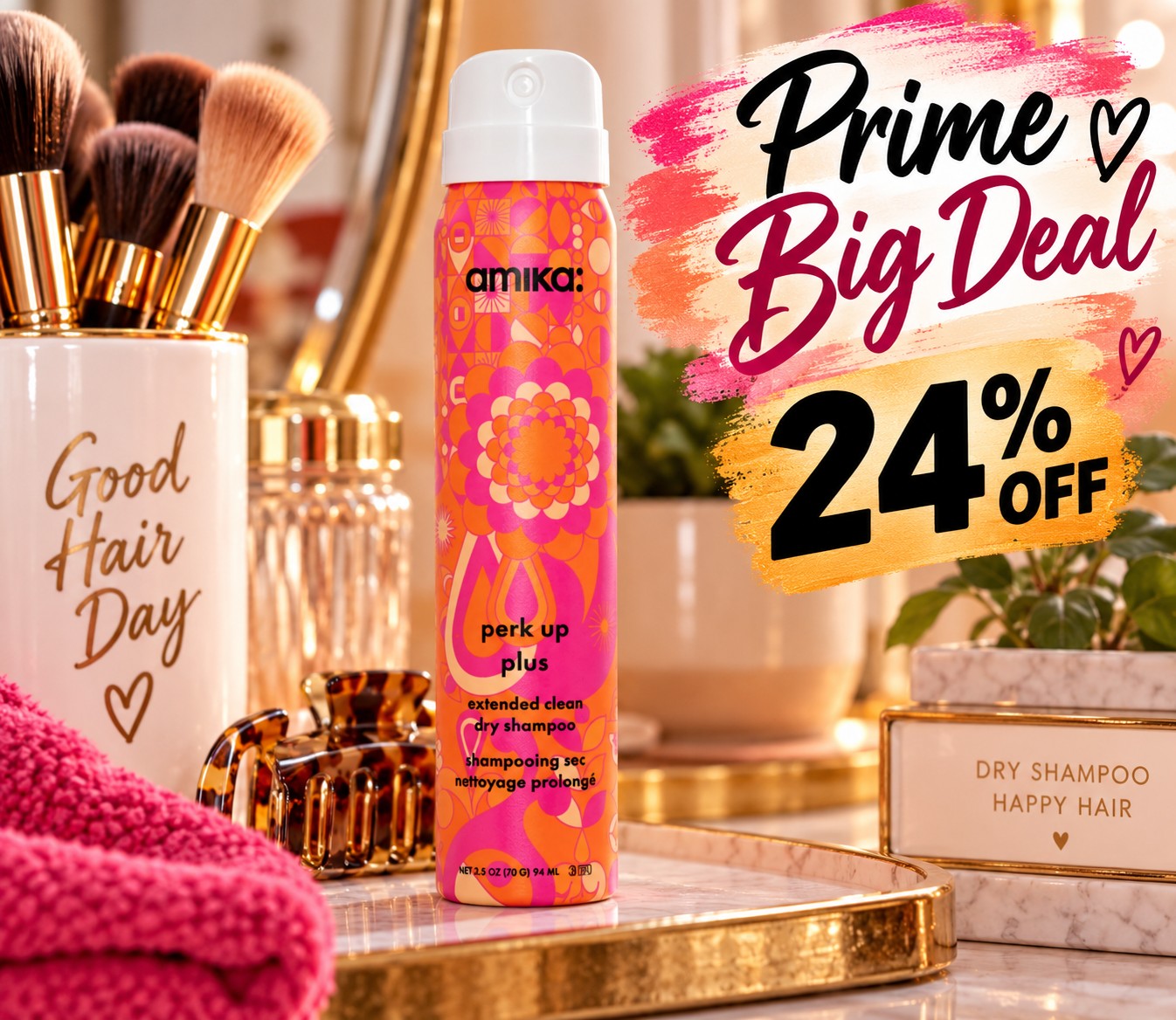 Amika perk up plus dry shampoo 24% off