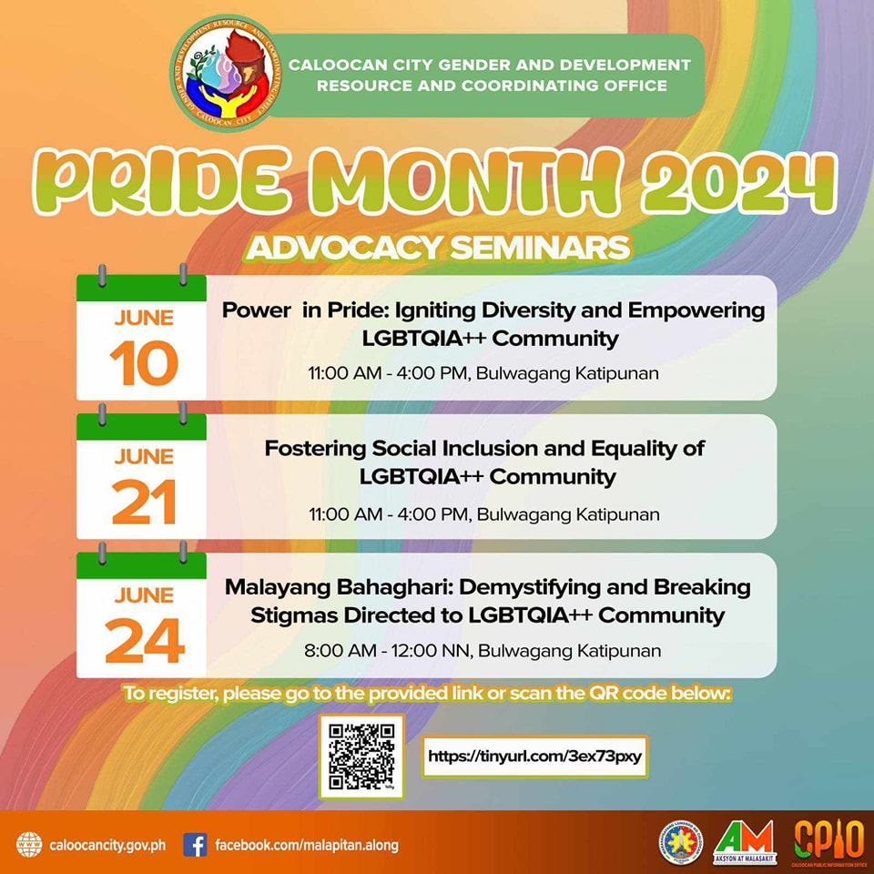 Along - PRIDE MONTH ADVOCACY SEMINARS 🌈 Bilang bahagi ng pagdiriwang ...