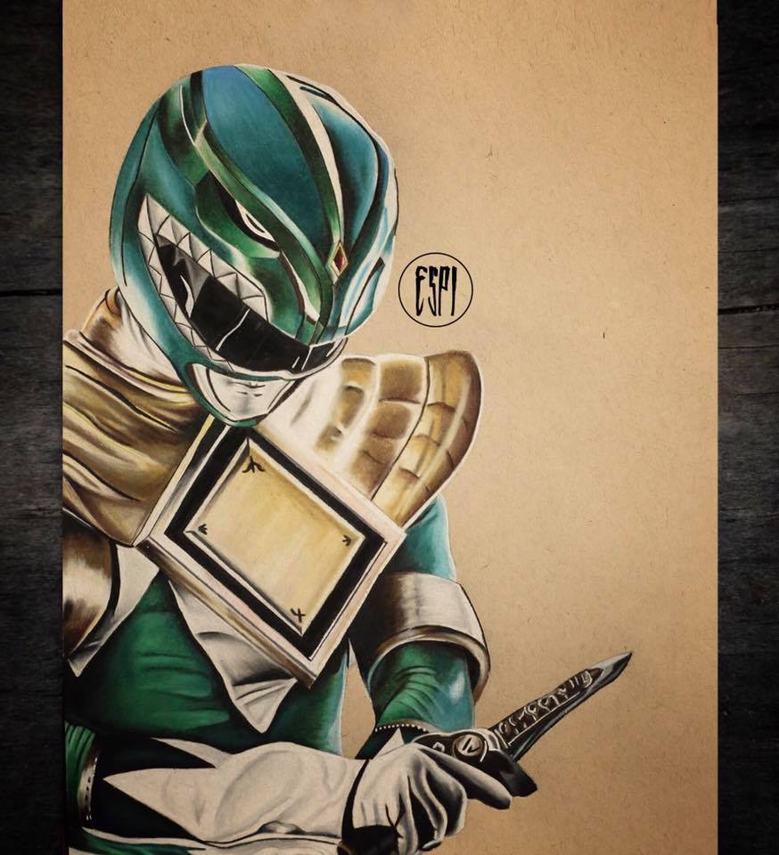 Green Power Ranger 2da ilustracion... - Art of Jesus Espinal | Facebook