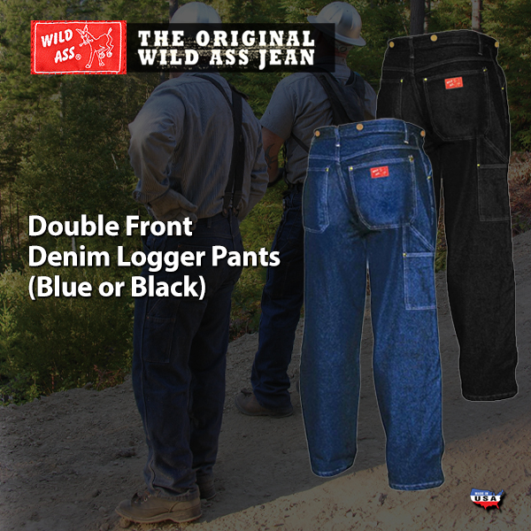 Bailey's - Save on Wild Ass Double Front Denim Logger Pants (Blue or ...