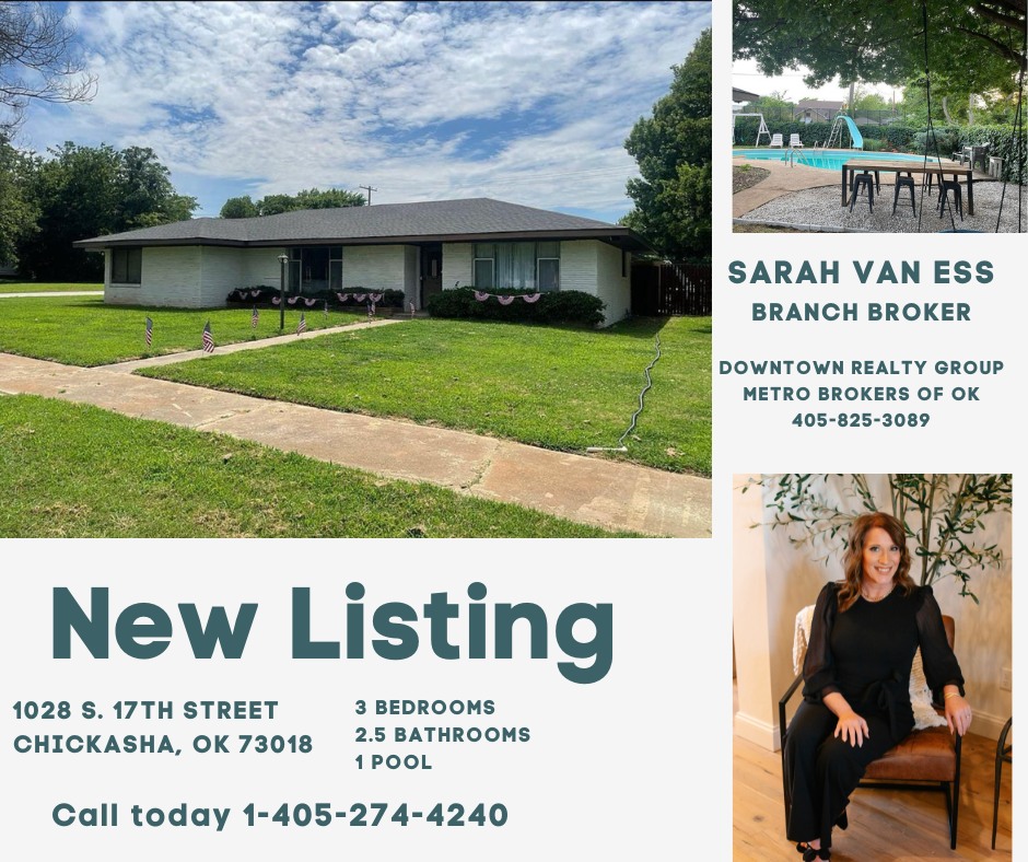 Sarah Van Ess, Realtor-Metro Brokers of Oklahoma | Chickasha OK