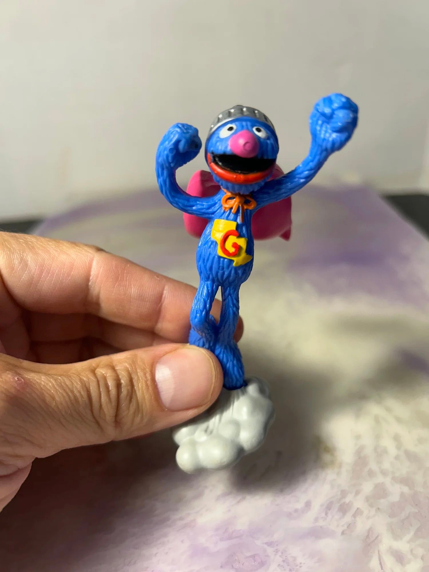 Applause Sesame Street Super Grover Figurine!