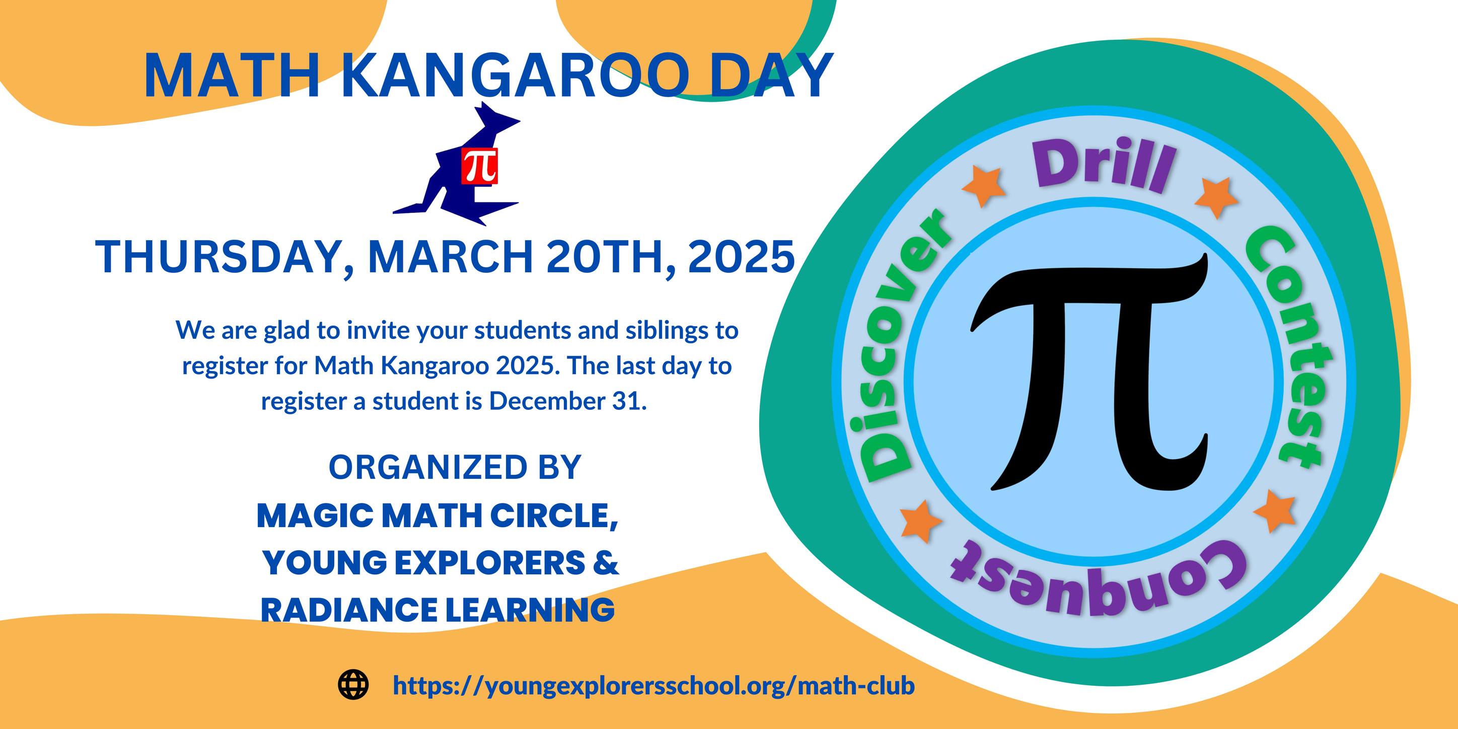 Young - Young Explorers is glad to invite your students and siblings to ...