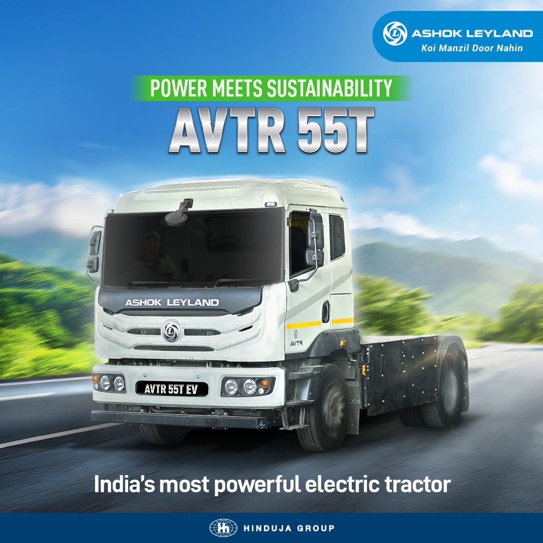 Ashok - Meet the AVTR 55T – India’s most powerful electric tractor, the ...