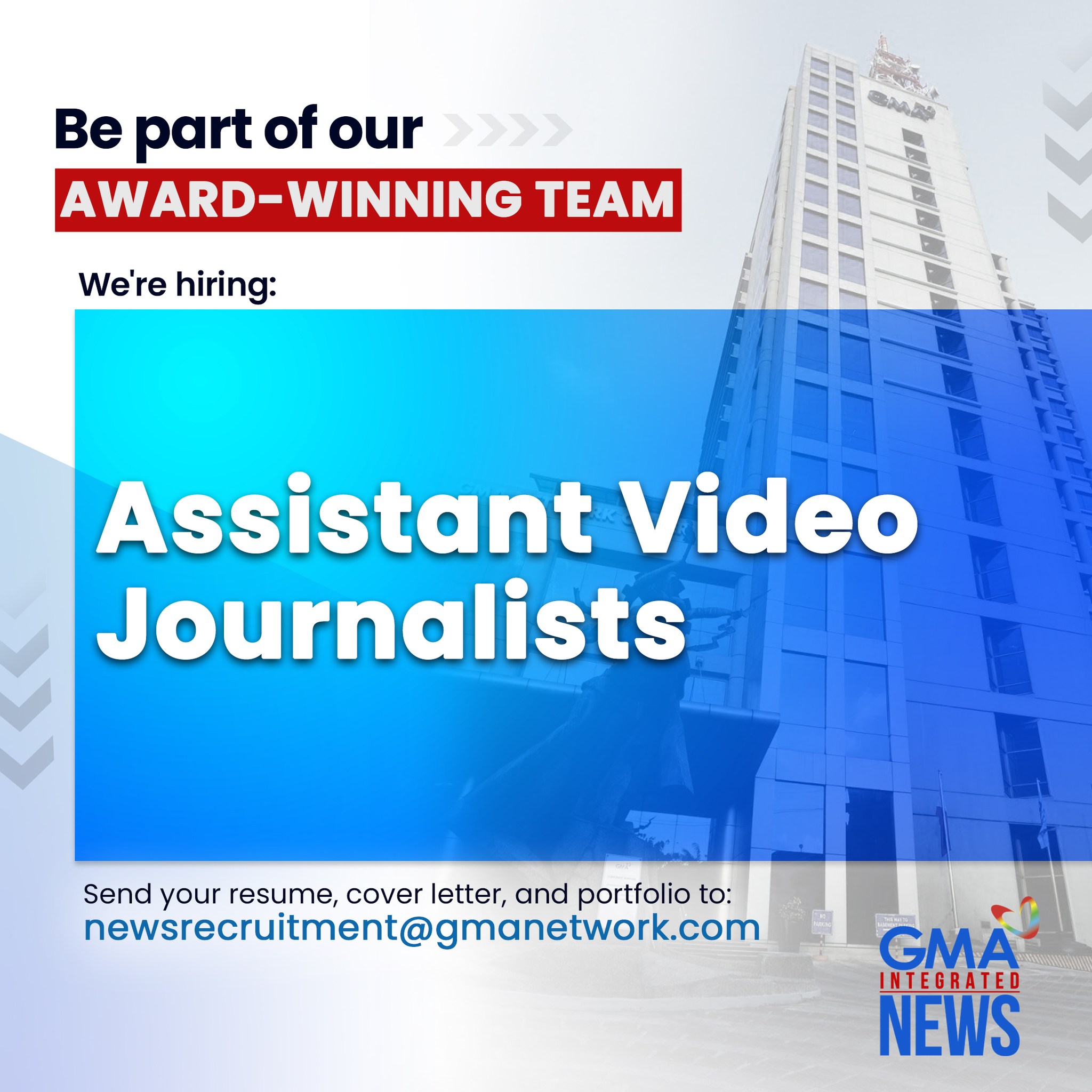 GMA News - Join the news team! GMA Integrated News is... | Facebook
