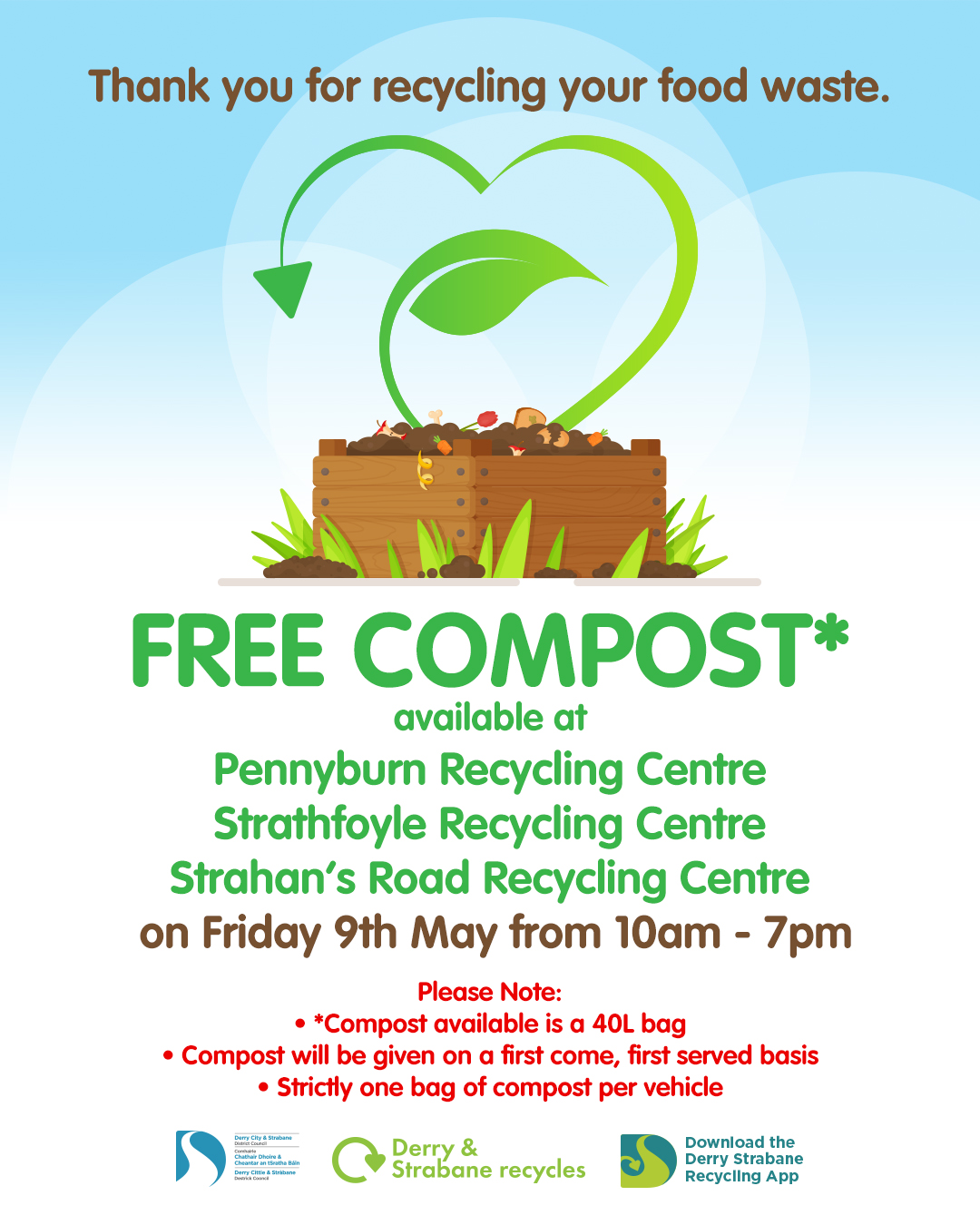 🌱Free Compost 🌱... - Derry City & Strabane District Council | Facebook