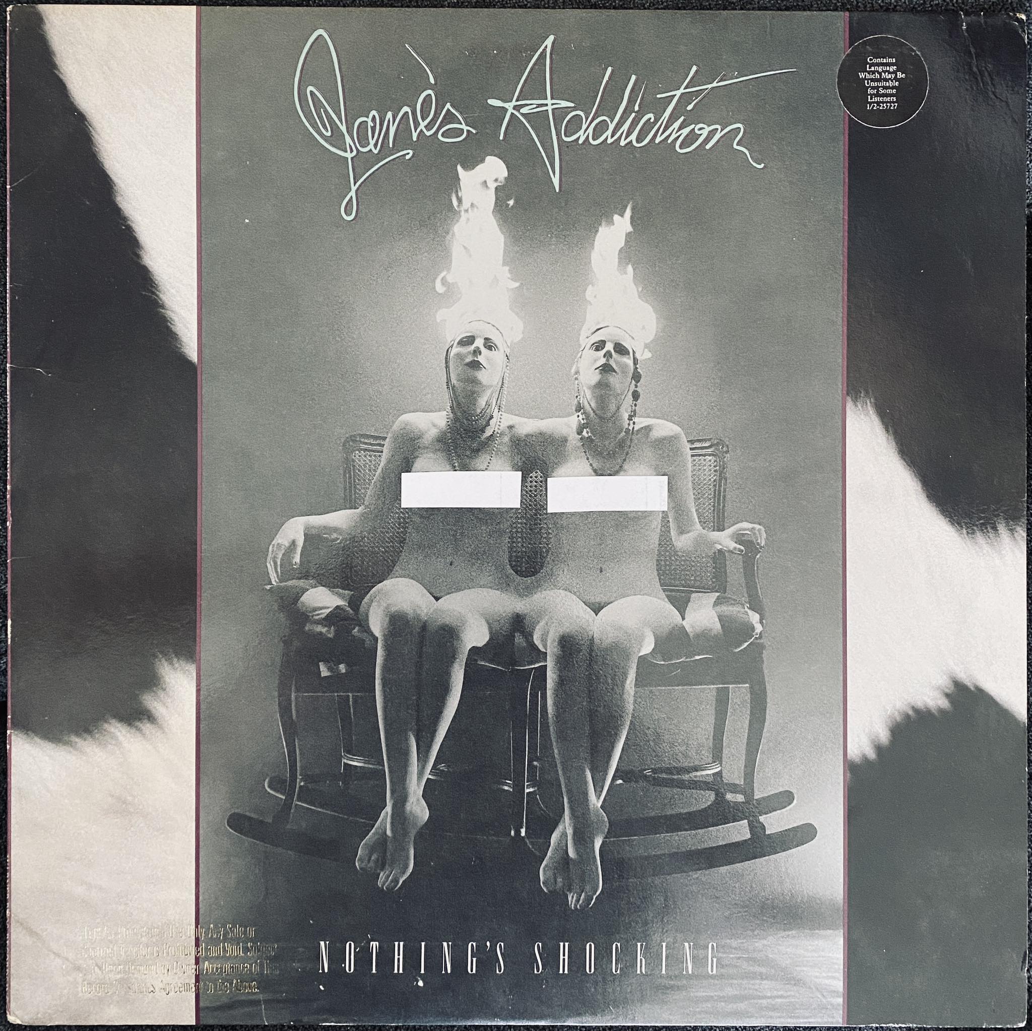 Rare 1987 Jane's Addiction self-titled US press vinyl