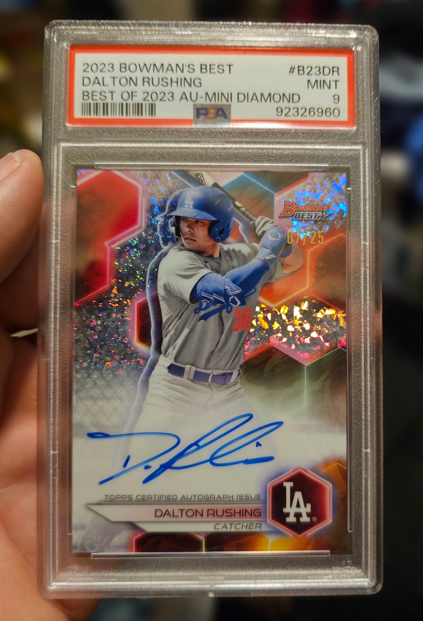Dalton Rushing rookie card purchase before MLB call-up