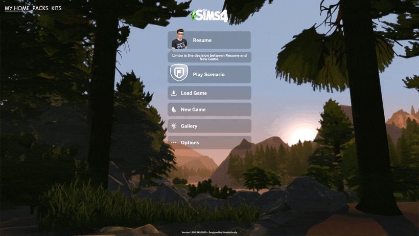SimsColony - Refreshed Main Menu Dynamic by SimMattically