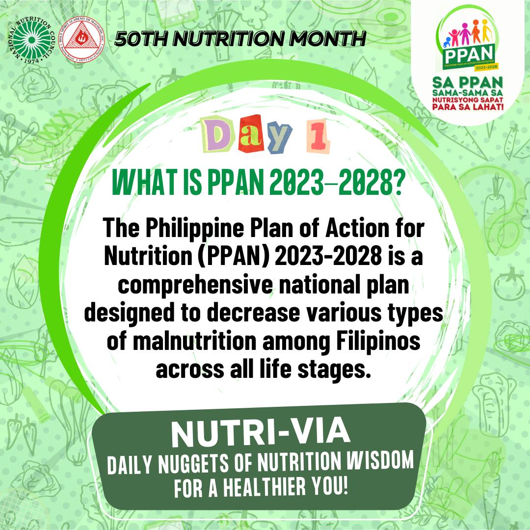 Holy - 50th Nutrition Month Celebration Sa PPAN: Sama-sama sa ...