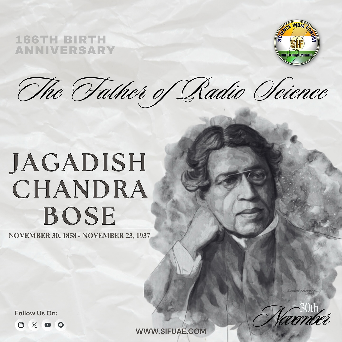 Science - 🌟 Remembering Jagadish Chandra Bose: The Father of Wireless ...