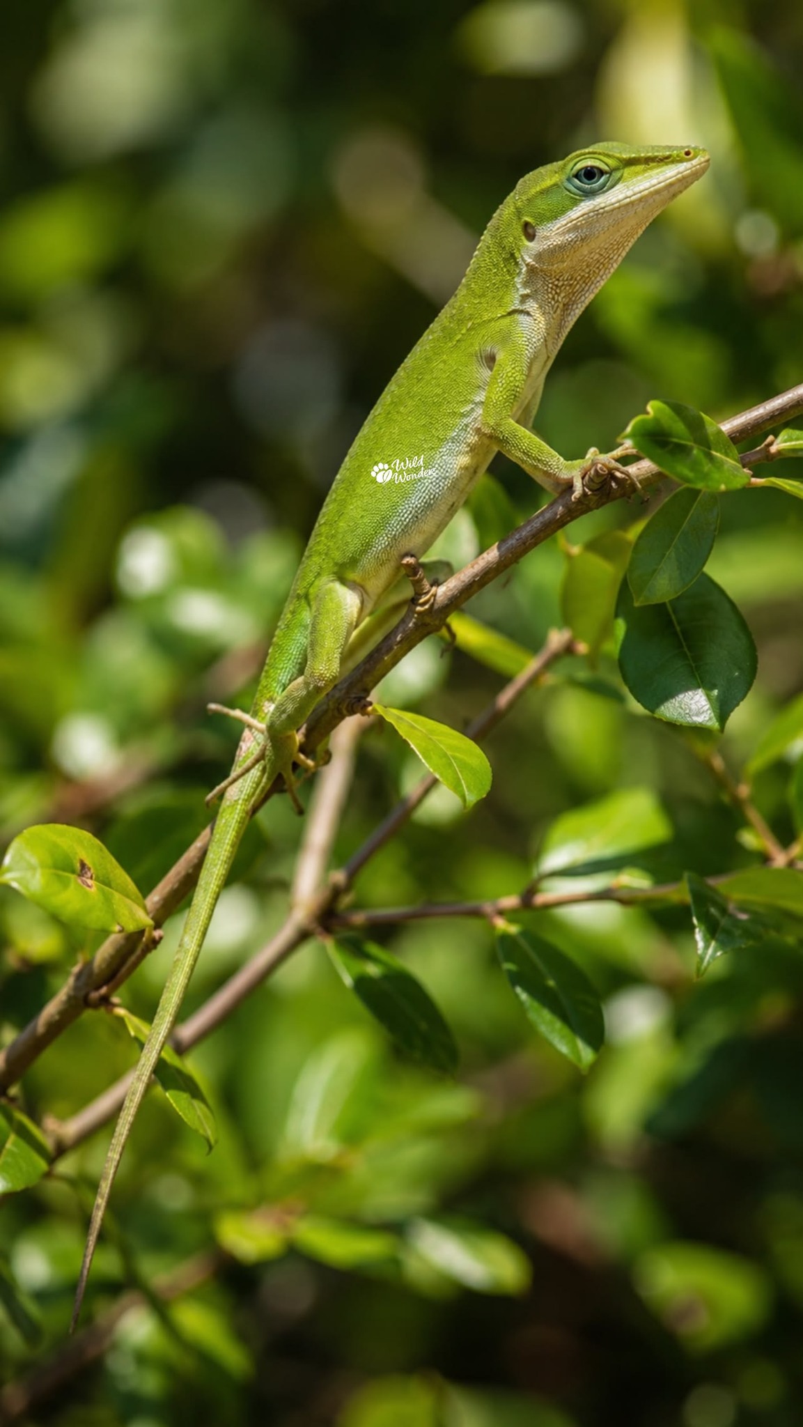 Anolis carolinensis Polk County