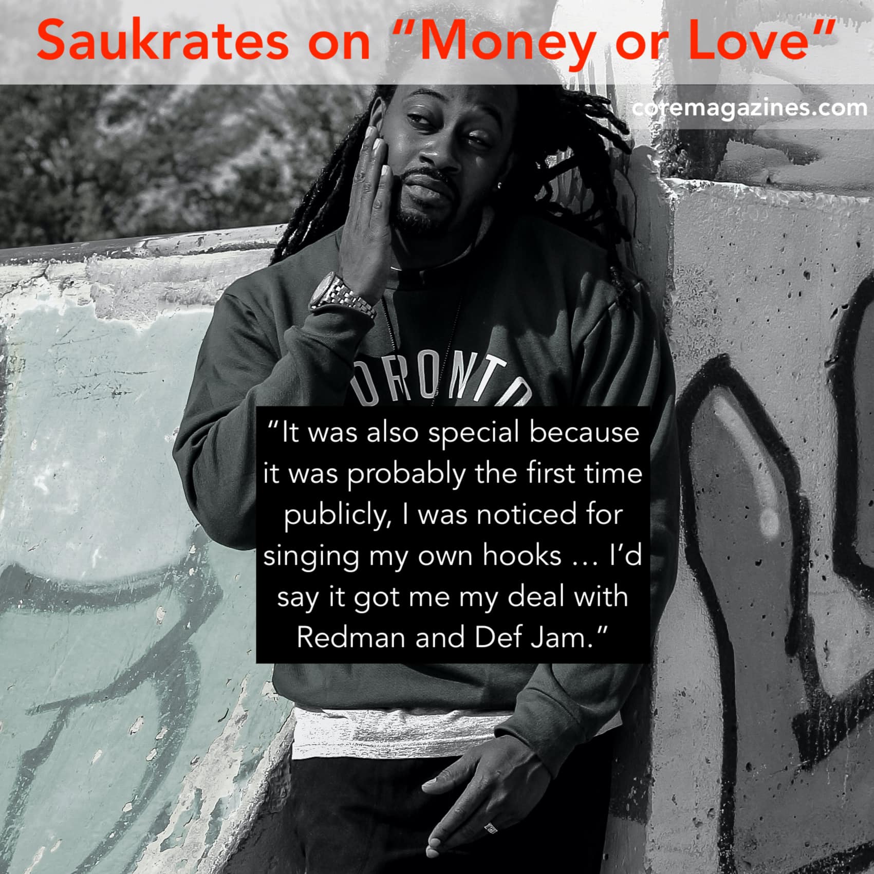 Core - Toronto rapper Saukrates unveiled his debut album 