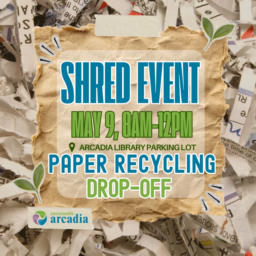 City - 📄 Arcadia Shred Event – Free Document Shredding Join us