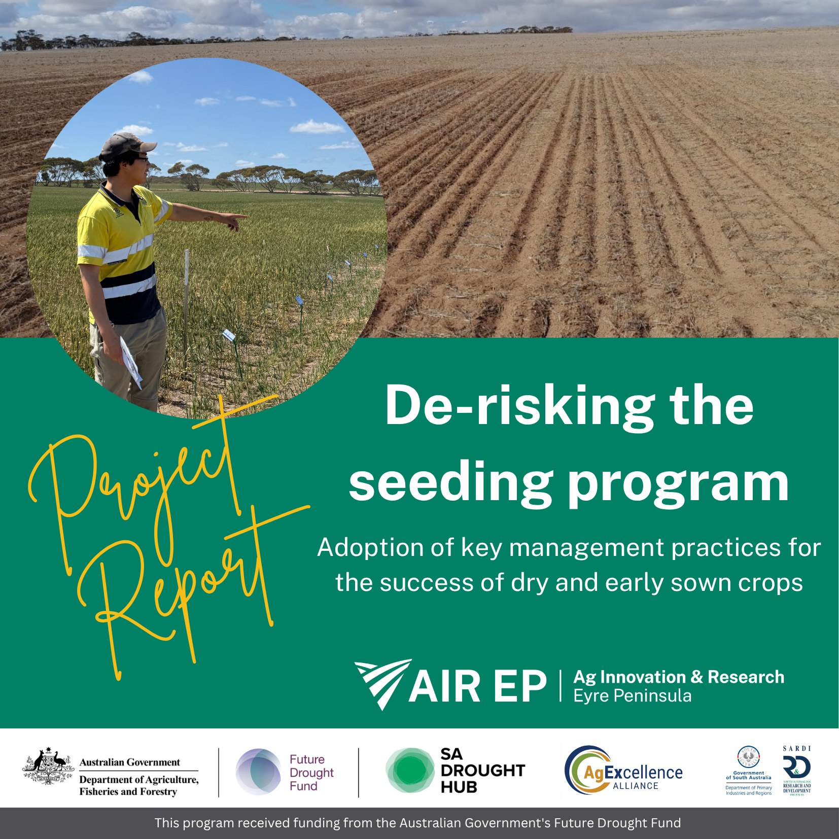 AIR - Results are in for the 2024 season of the De-risking the seeding ...