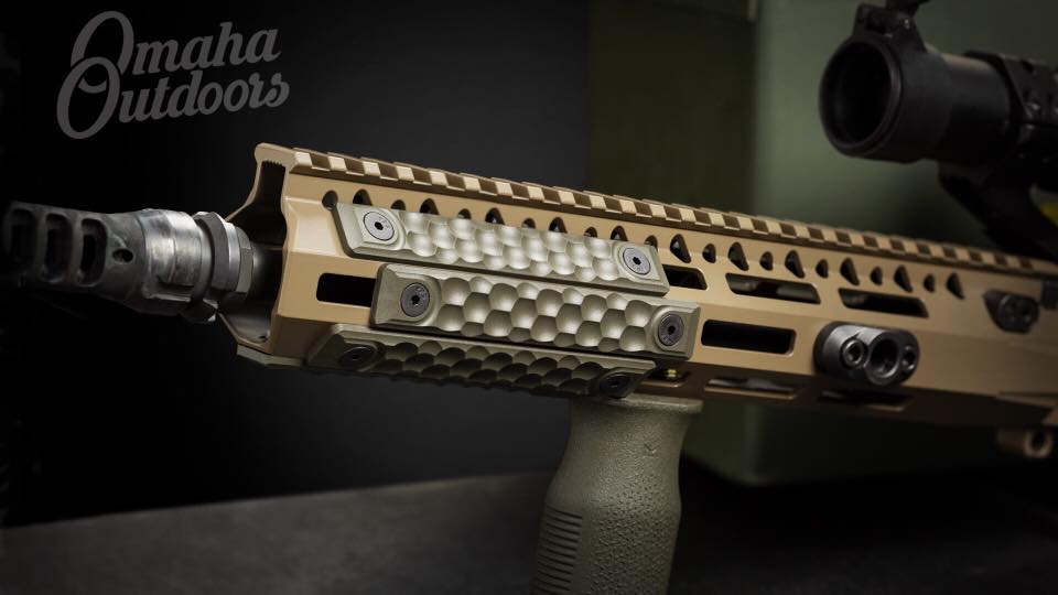 Get a better grip with RailScales HTP Honeycomb M-LOK In Olive