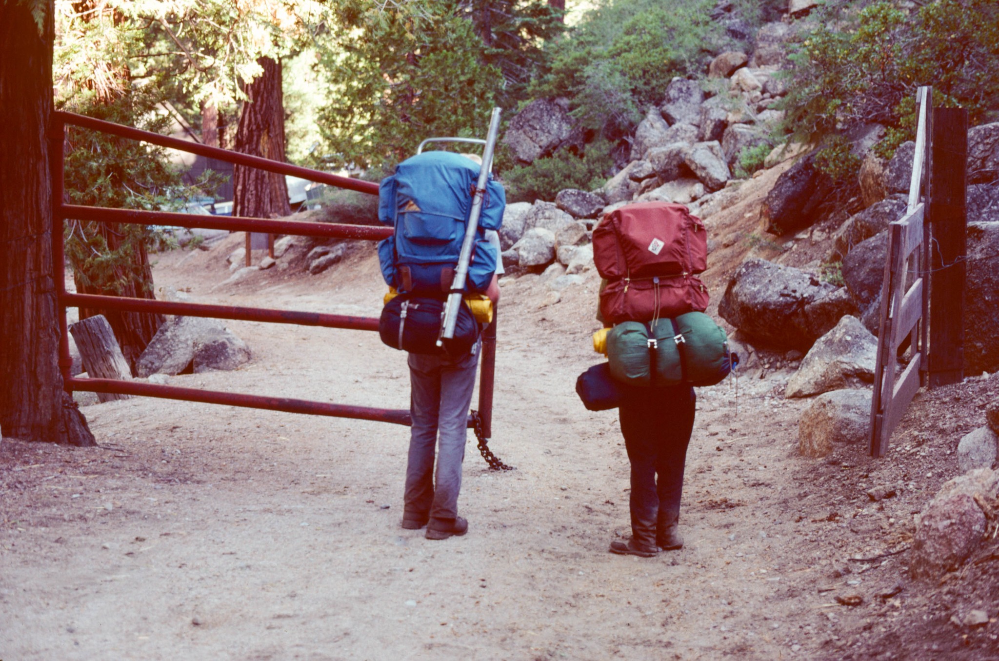 Vintage backpacking gear from the 1970s