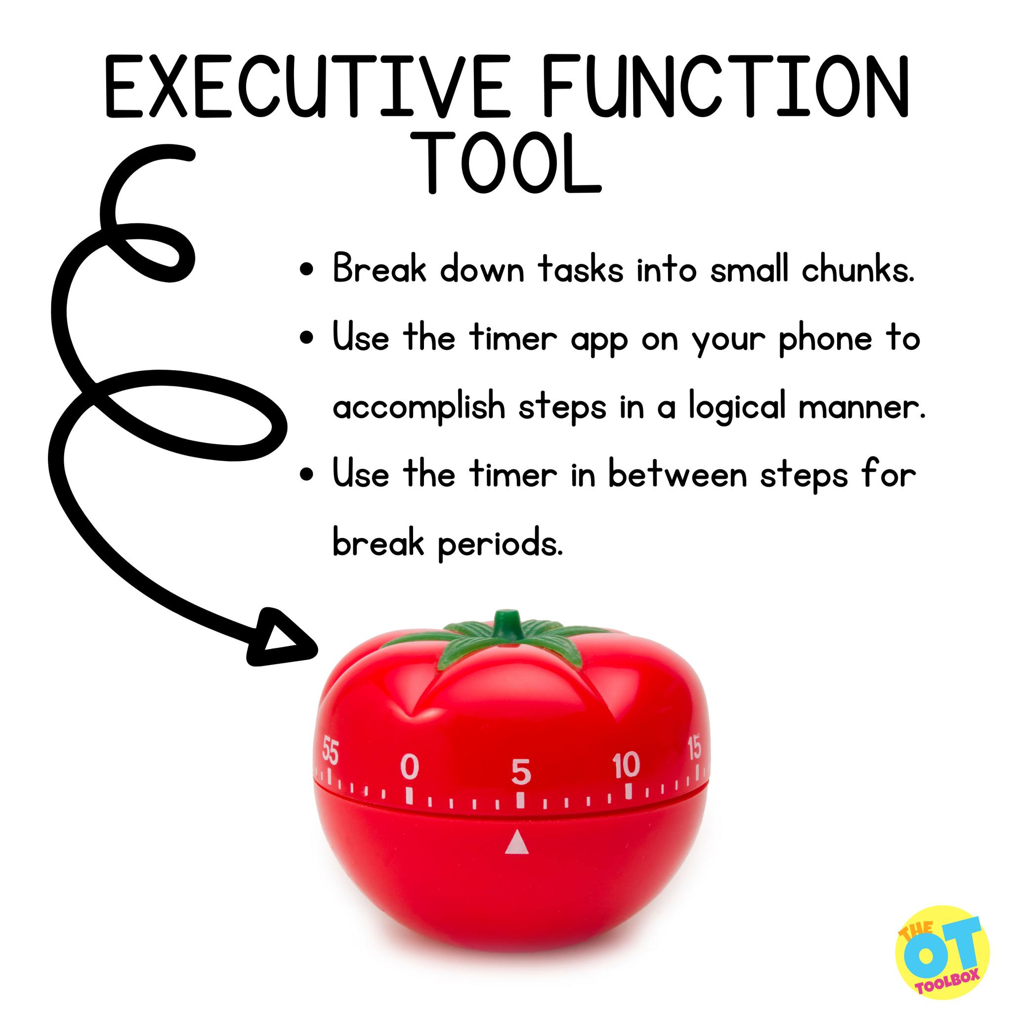 The OT Toolbox - A kitchen timer is a great tool for...