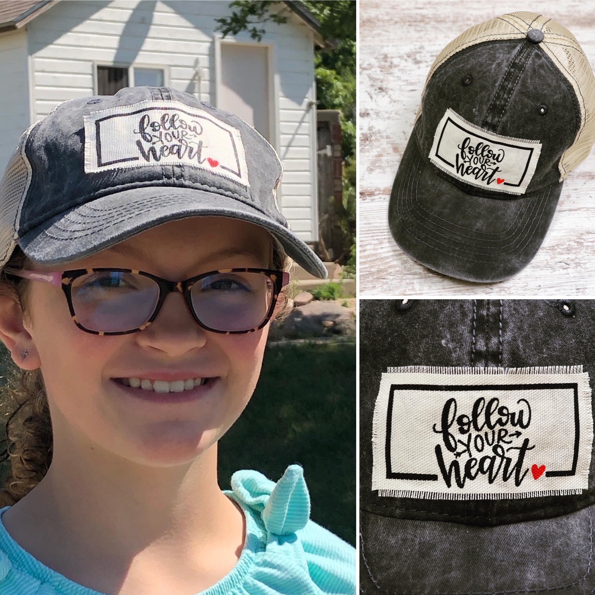 My sister made me some new hats. Love em!!