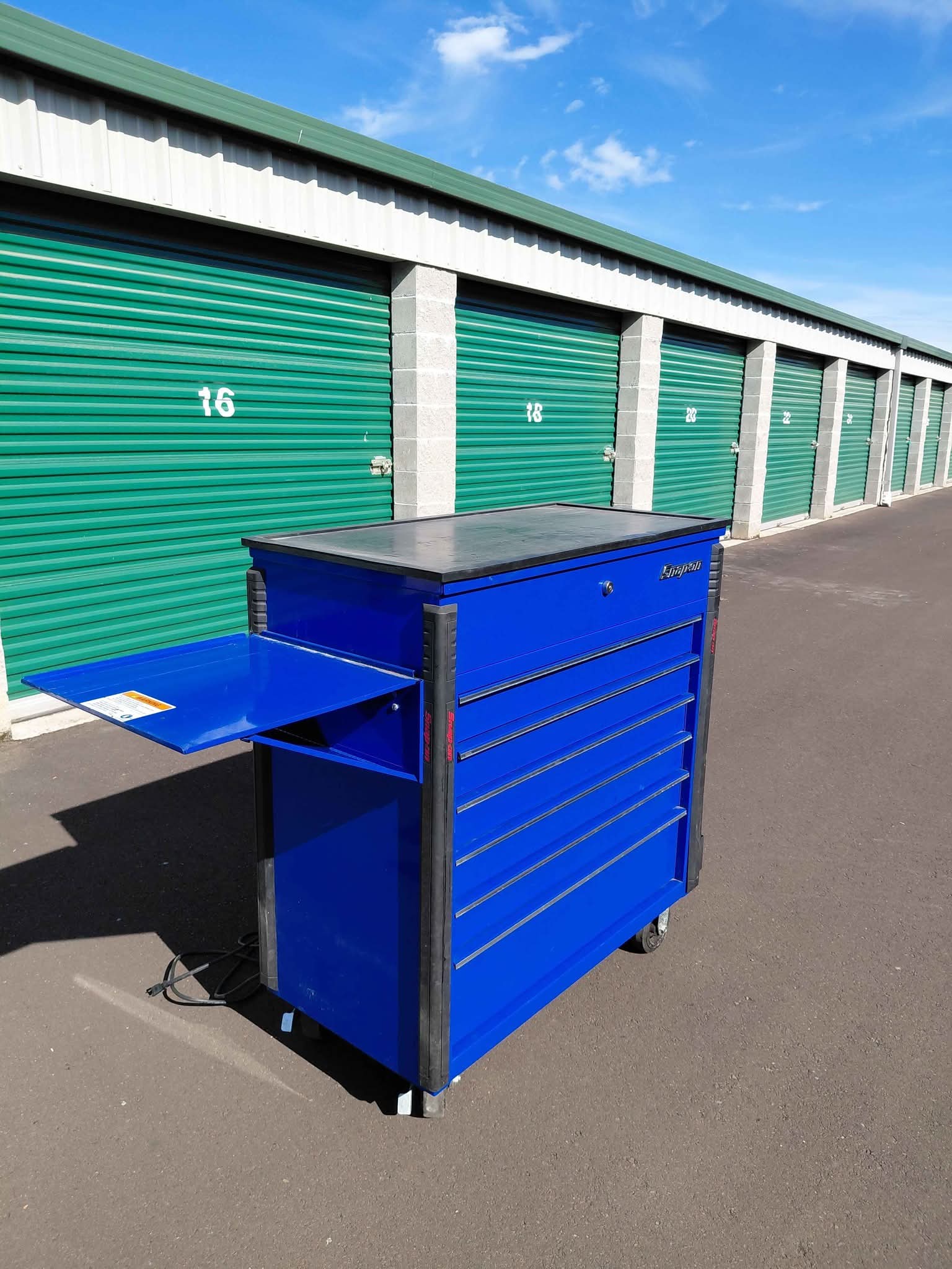 Snap On 40 inch flip top tool box! Item #KRSC46HCPM - Tool Boxes, Belts ...