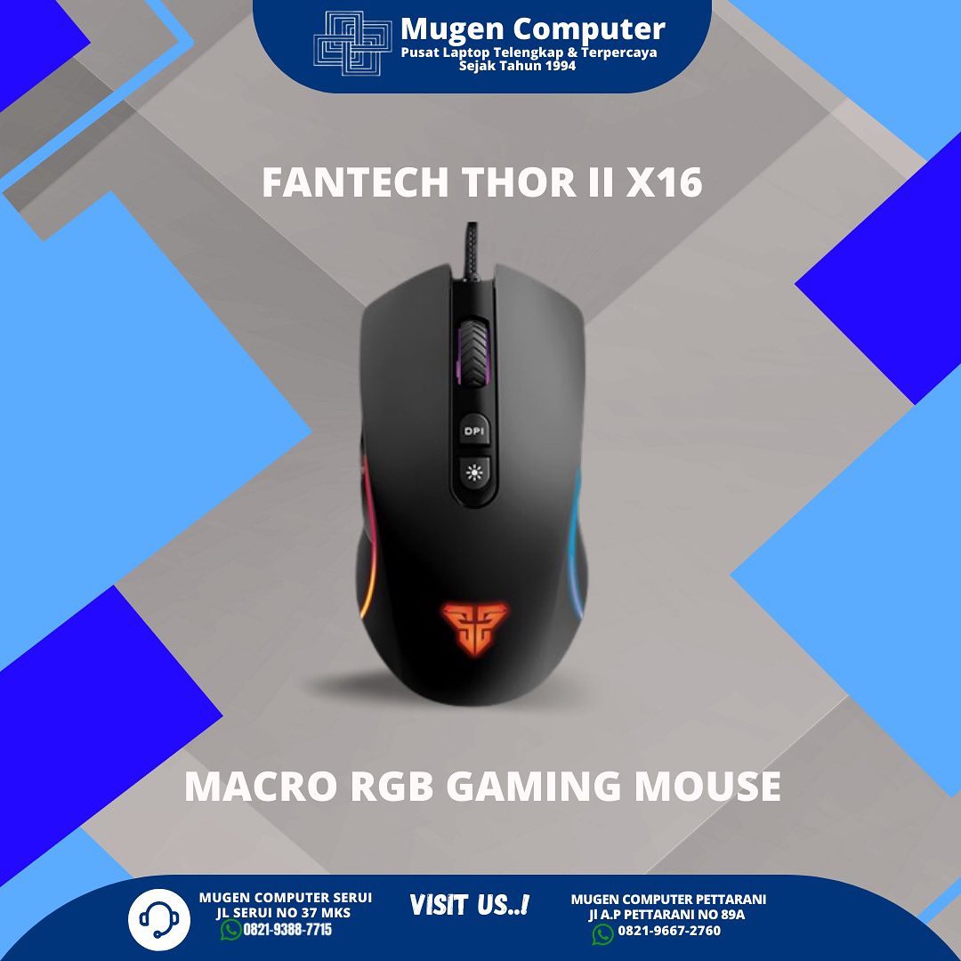 mugencomputer - Fantech THOR II X16 dilengkapi dengan... | Facebook