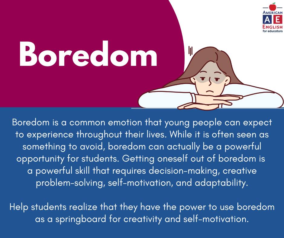 😐 🥱 ⏳ 💡 🎨... - American English for Educators