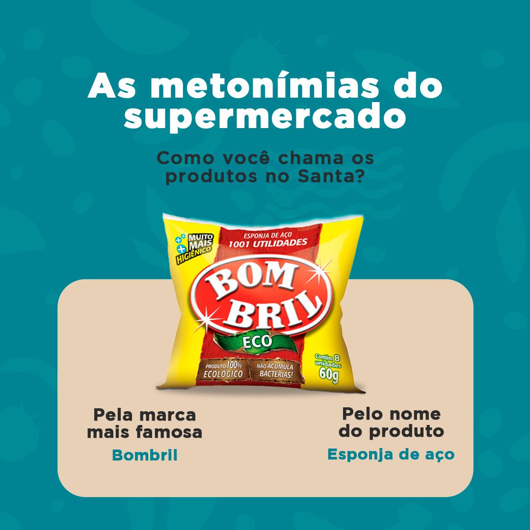 Metonímia é uma figura de... - Supermercado Santa Rita | Facebook