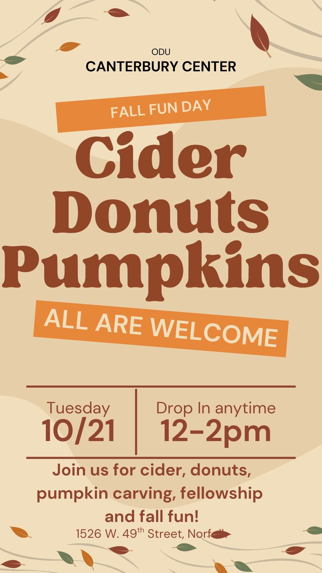 ODU Canterbury Fall Fun Day
