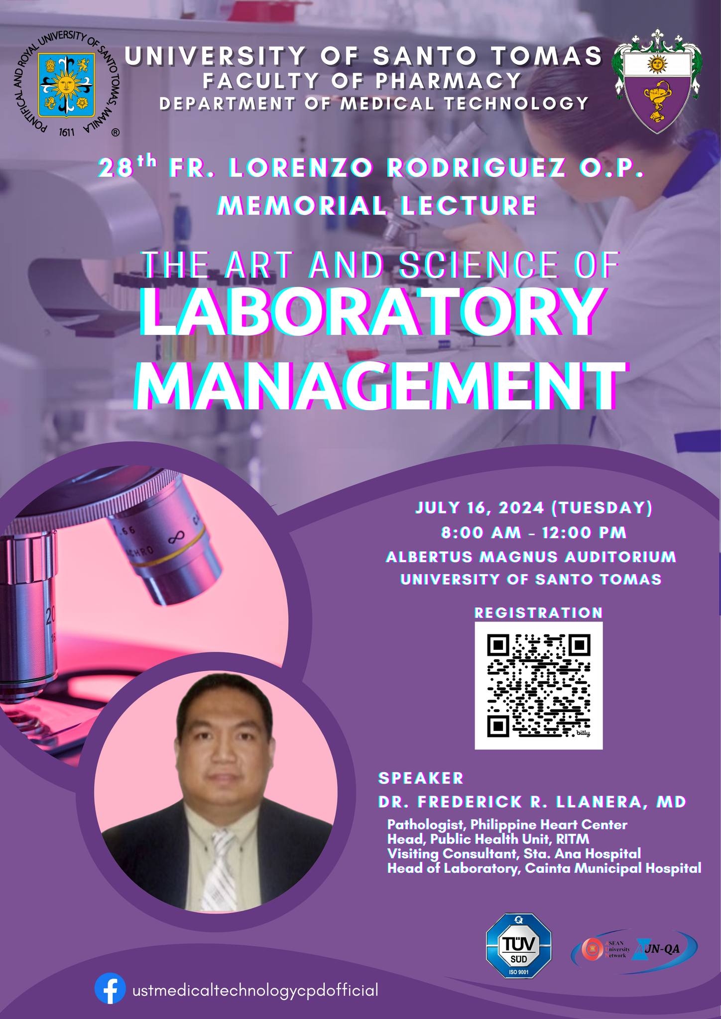 UST Department of Medical Technology - Continuing Professional ...
