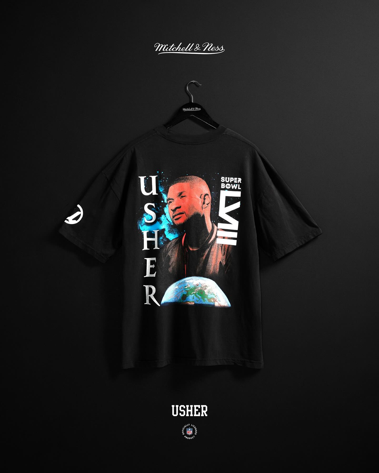 Usher x @MitchellandNess x @NFL for Super Bowl LVIII. Dropping 2 