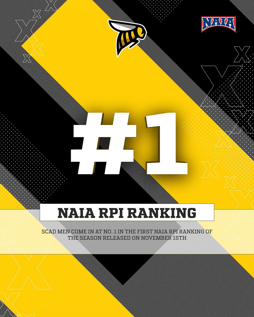 SCAD Bowling - SCAD Men top the first NAIA RPI ranking of...