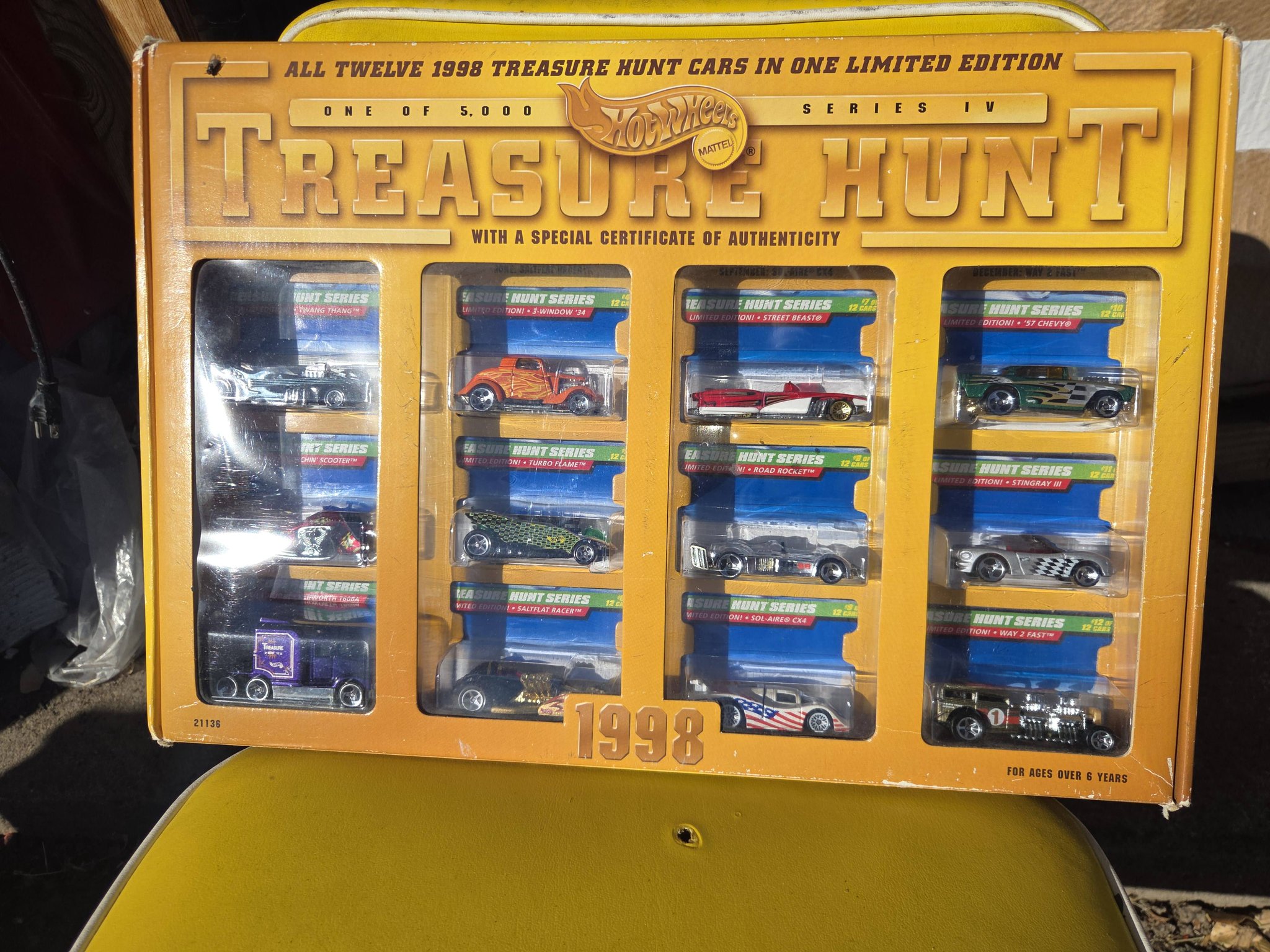 Sealed 1998 Hot Wheels Treasure Hunt set for sale or trade