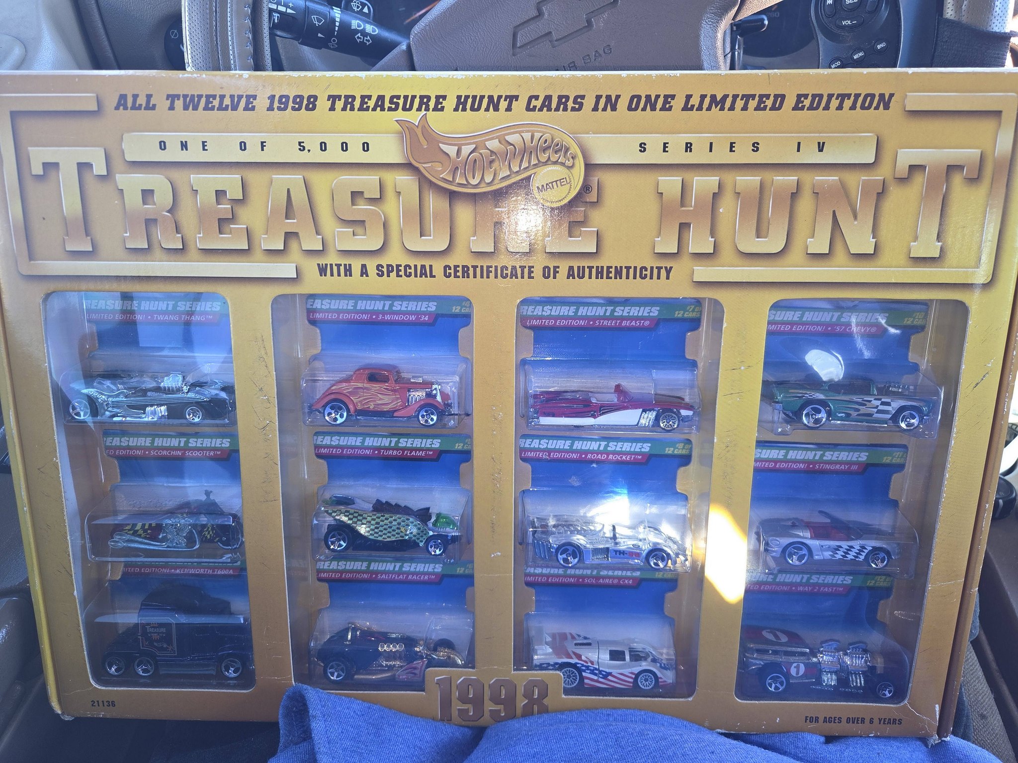 Sealed 1998 Hot Wheels Treasure Hunt set for sale or trade