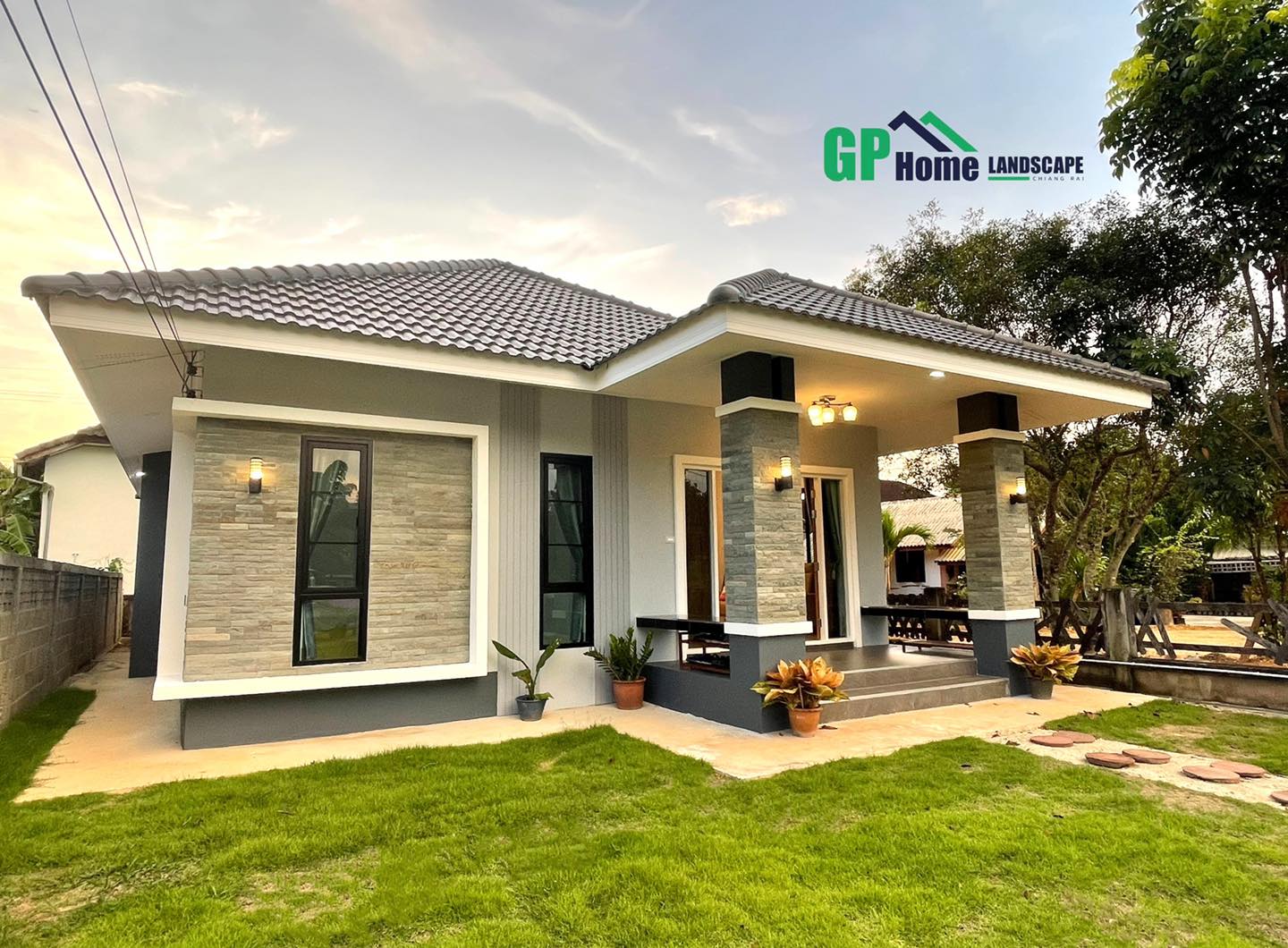 บ้านสวยชั้น สไตล์คอนเทมโพรารี่... - แบบบ้านชั้นเดียว | Facebook