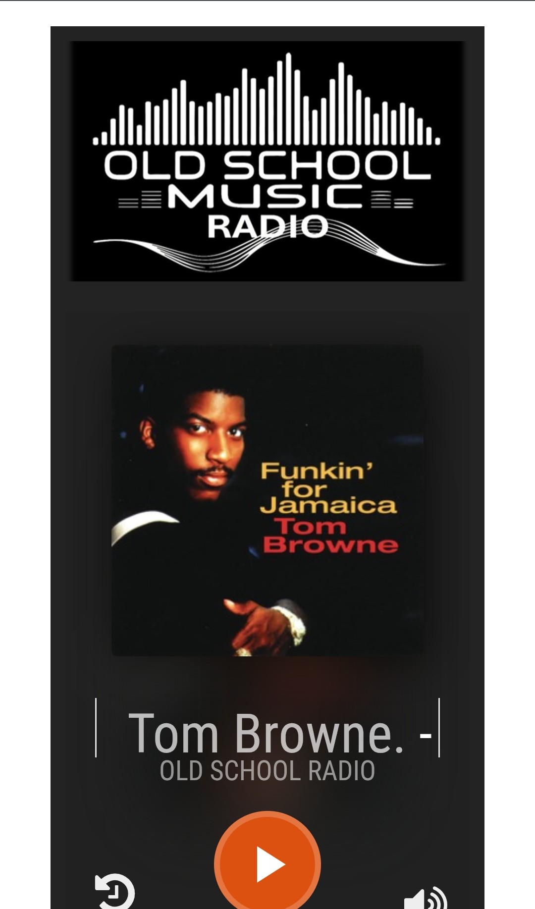 Funkin for Jamaica by Tom Browne. an 80's Funk classic playing on