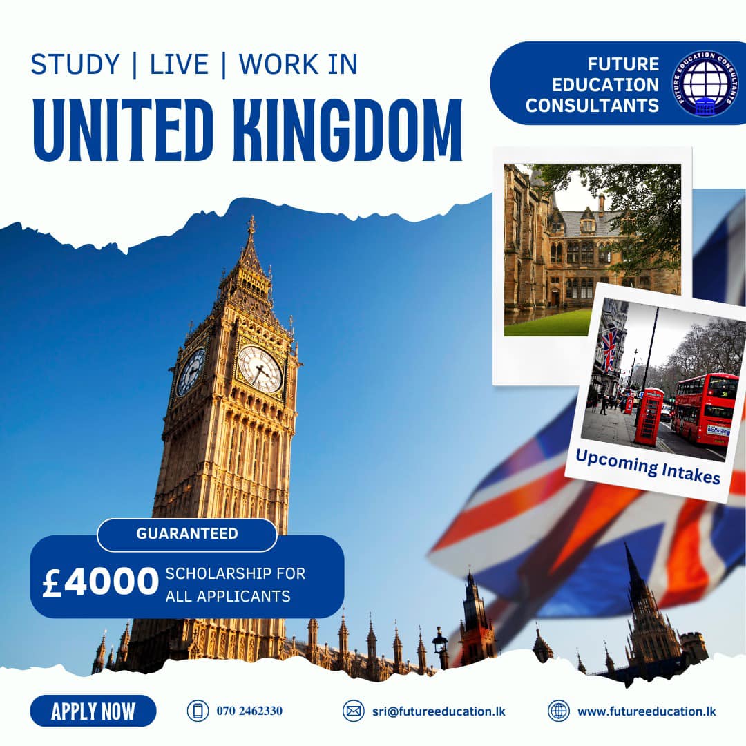 Future - 🇬🇧 Study in the UK with a Guaranteed £5,000 Scholarship! 🎓 ...