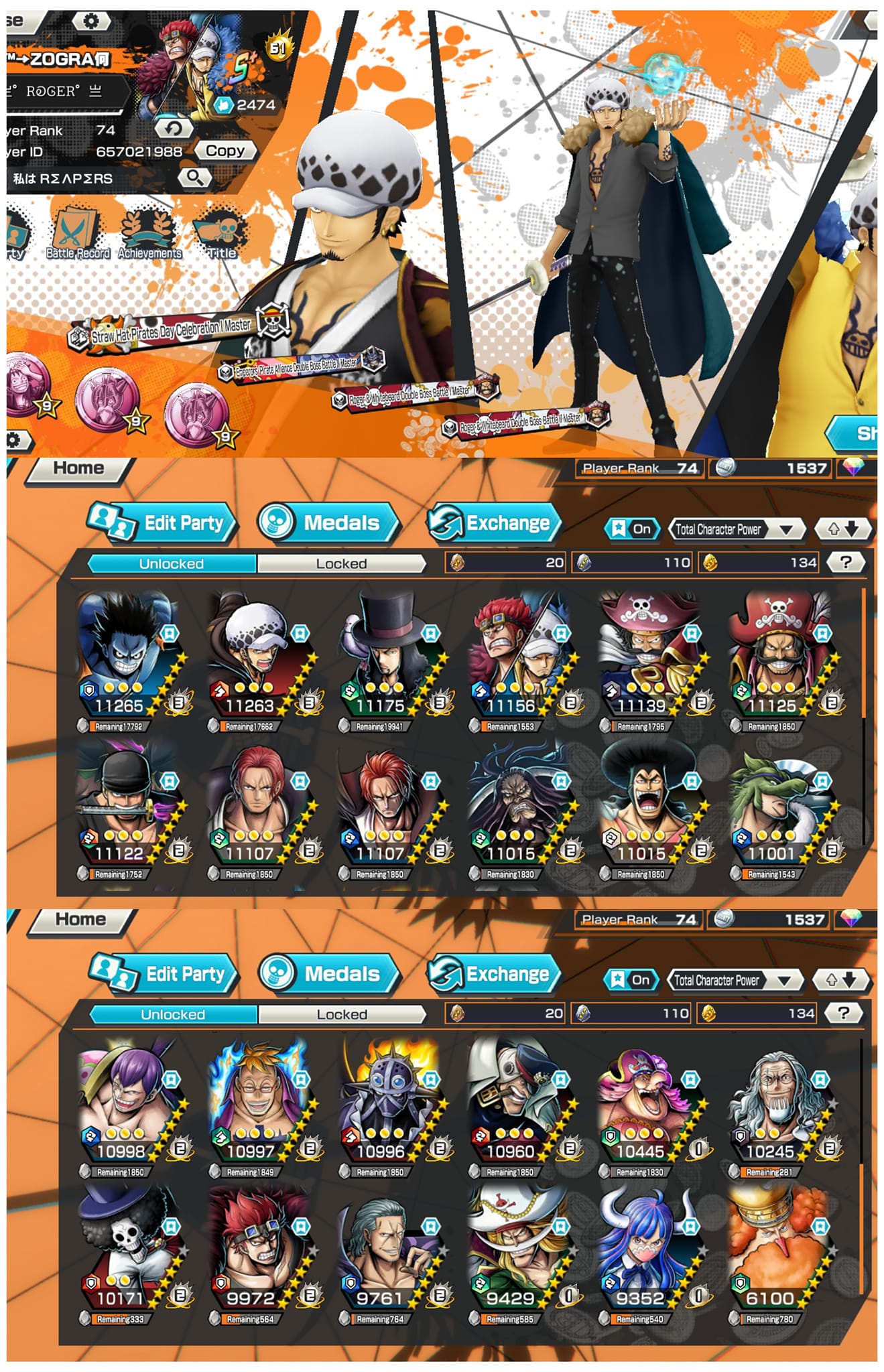 6 EXTREME META 1.9K RD 💎 1.2K GF 🪙 Solo fresh, lot of transfer medal