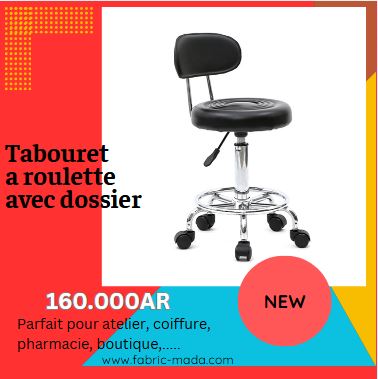 Tabouret De Bar Tabouret De Travail À Roulettes Chaise De Bureau Avec Dossier Noir Tabouret De Bar Tabouret De Travail À Roulettes Chaise De Bureau Avec Dossier Noir