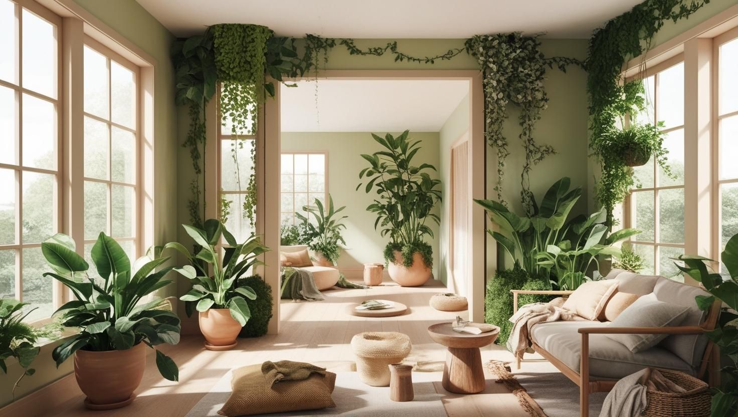 Karen - 2025 interior design trends. 2. Biophilic Design. The biophilic ...